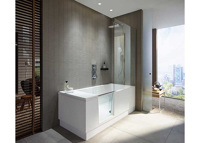 Duravits Shower + Bath en walk-in-shower